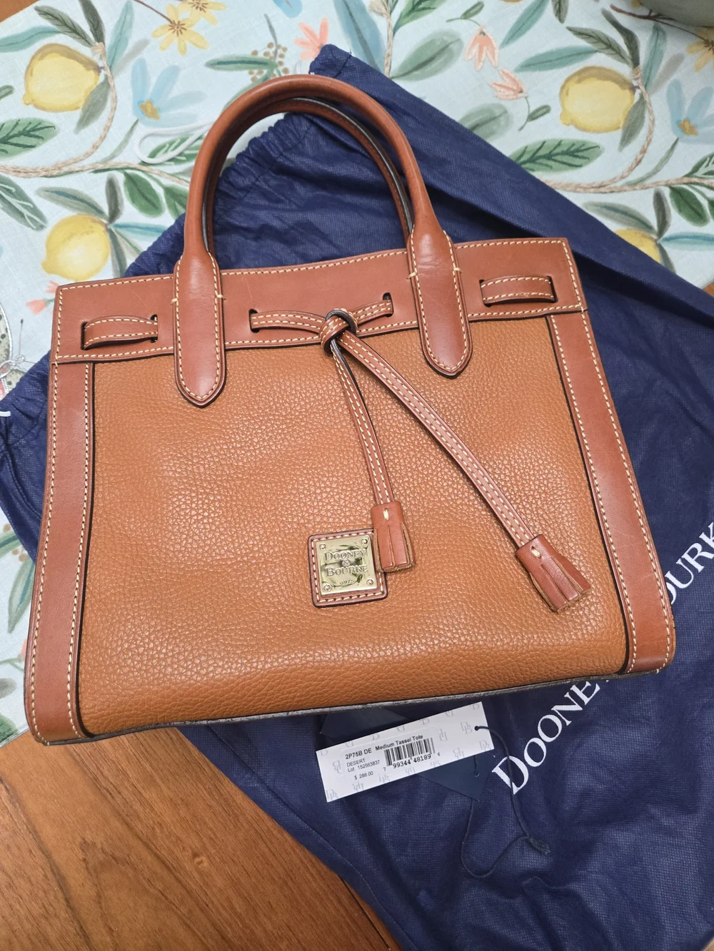 Dooney & Bourke structured satchel
